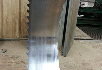 Bandsaw blade shown